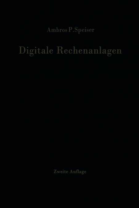 Digitale Rechenanlagen