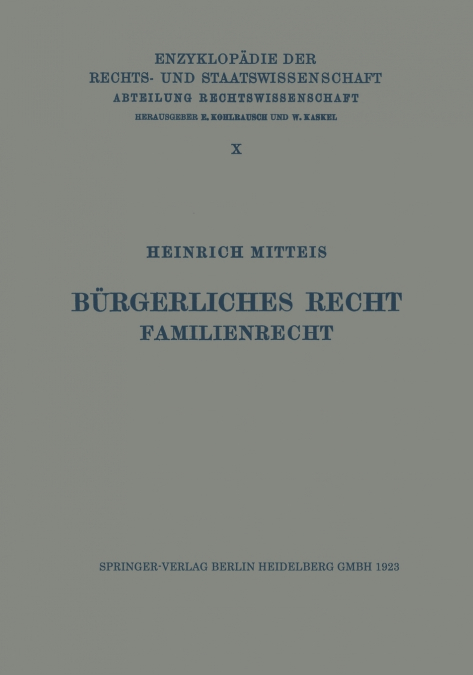 Bürgerliches Recht Familienrecht