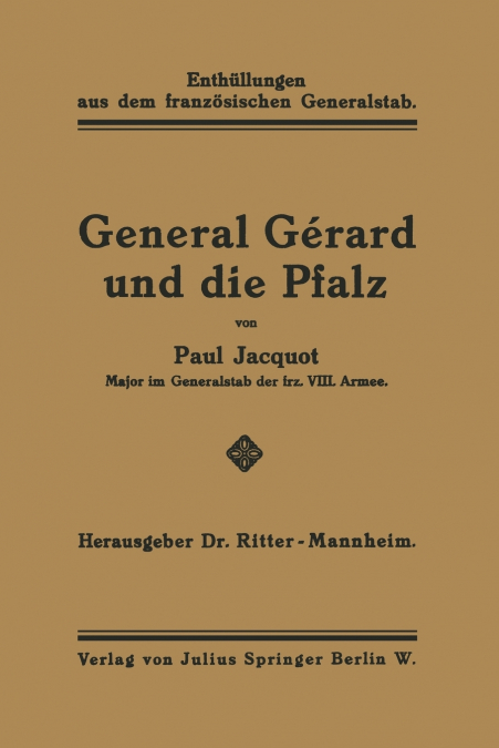 General Gerard Und Die Pfalz