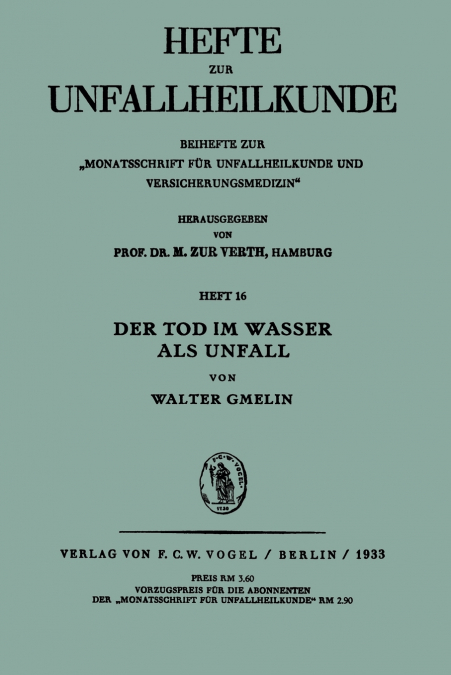 Der Tod Im Wasser ALS Unfall