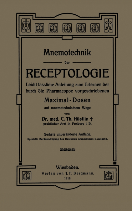 Mnemotechnik Der Receptologie