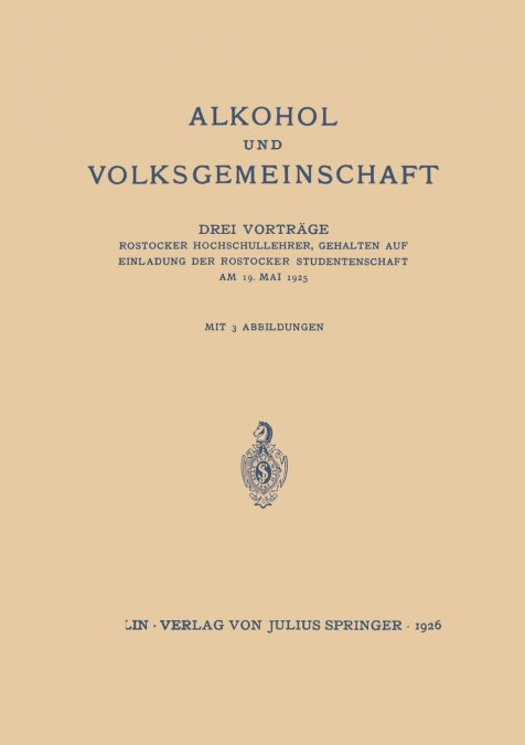 Alkohol und Volksgemeinschaft