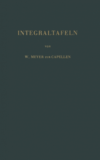 Integraltafeln