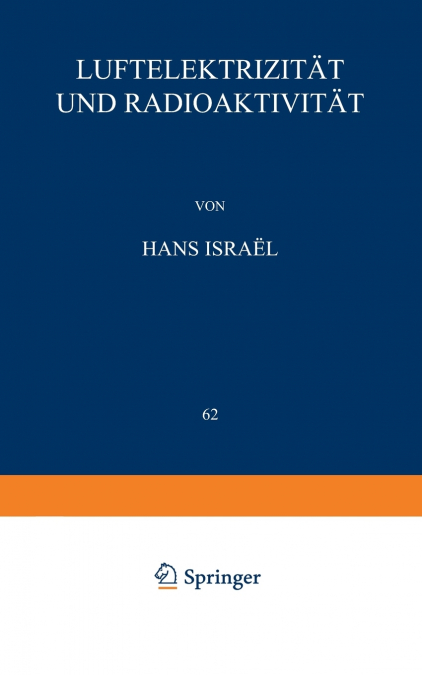Luftelektrizität und Radioaktivität