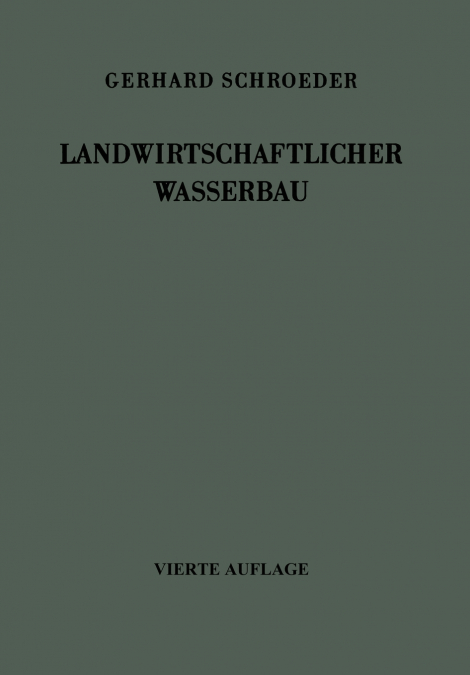Landwirtschaftlicher Wasserbau