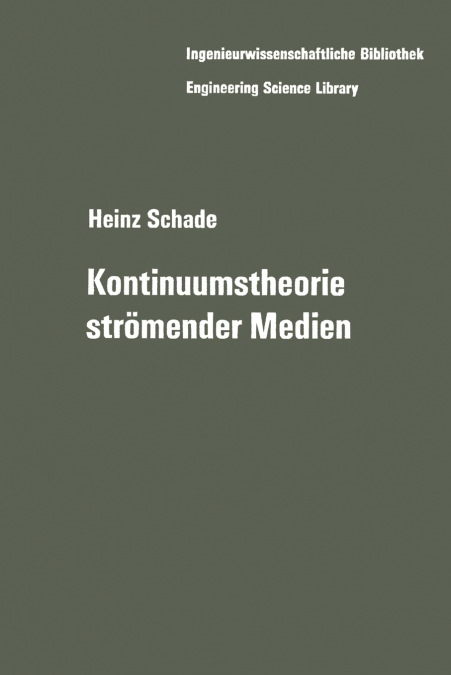 Kontinuumstheorie strömender Medien