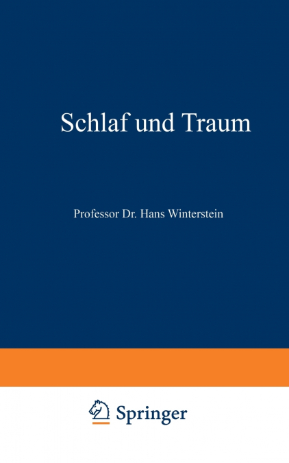 Schlaf und Traum
