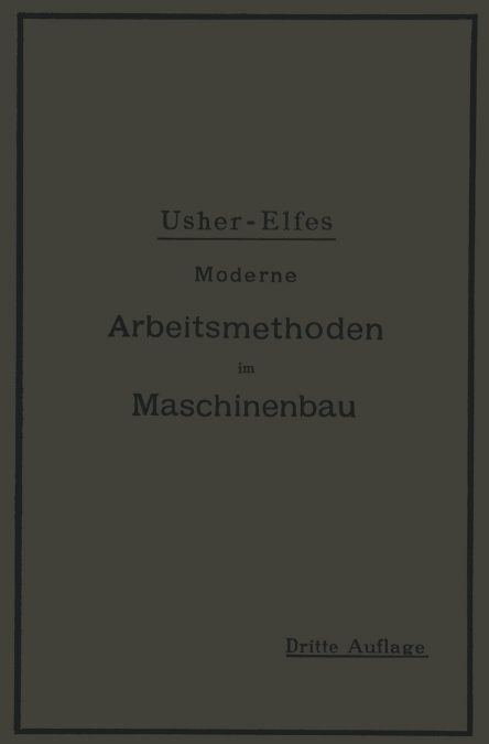 Moderne Arbeitsmethoden Im Maschinenbau