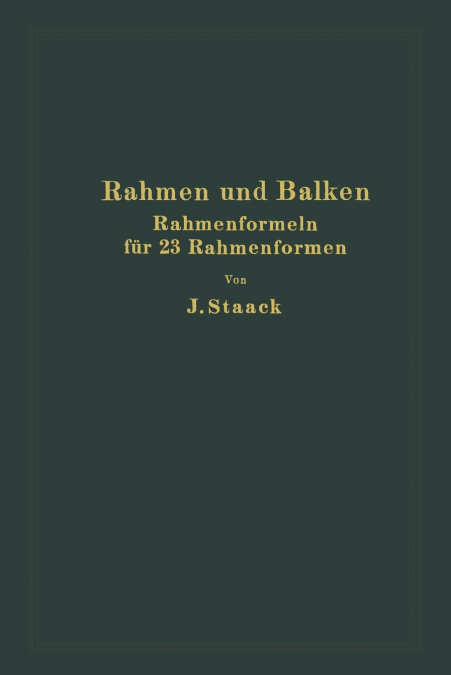 Rahmen und Balken
