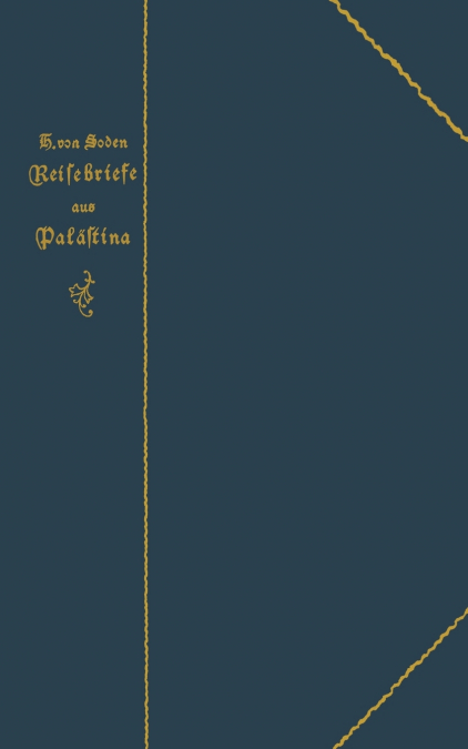 Reisebriefe Aus Palastina