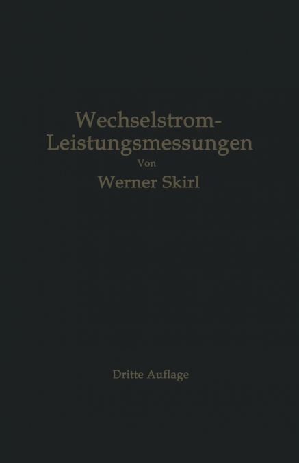 Wechselstrom-Leistungsmessungen