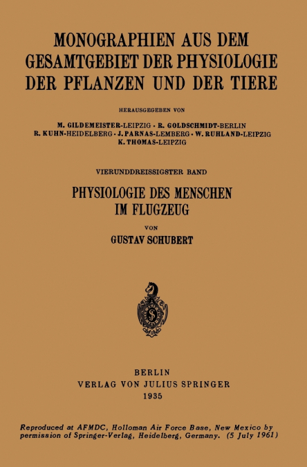 Physiologie des Menschen im Flugzeug