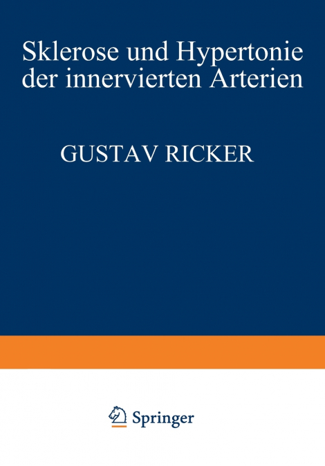 Sklerose Und Hypertonie Der Innervierten Arterien