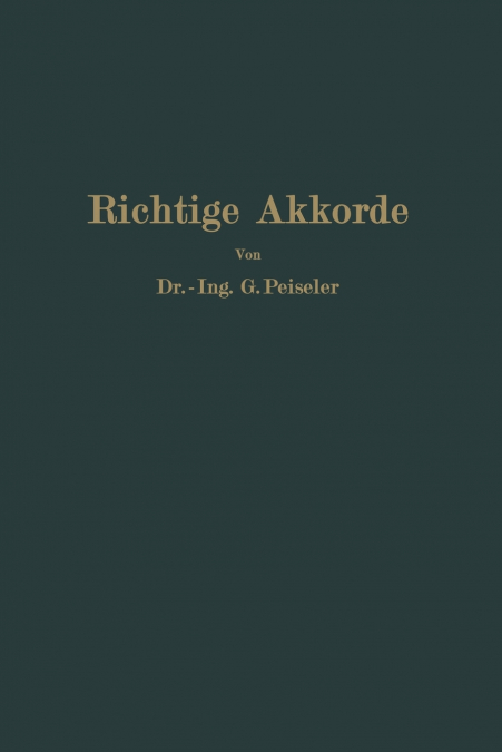 Richtige Akkorde