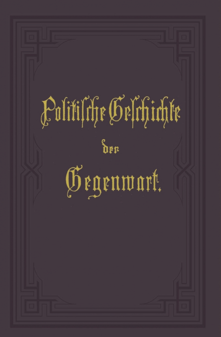 Politische Geschichte der Gegenwart