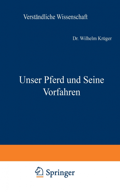 Unser Pferd und Seine Vorfahren