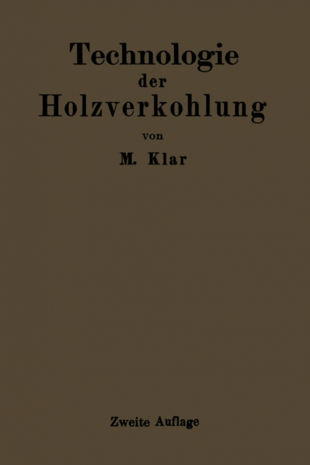 Technologie Der Holzverkohlung