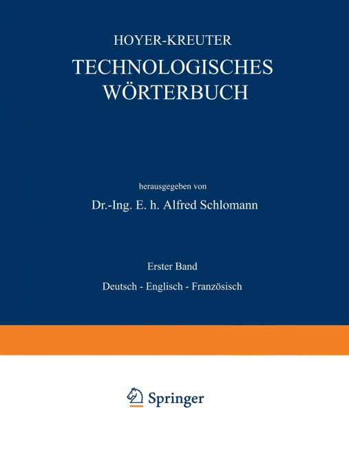 Technologisches Worterbuch