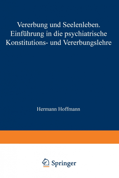Vererbung und Seelenleben