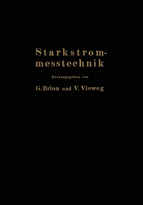 Starkstrommeßtechnik
