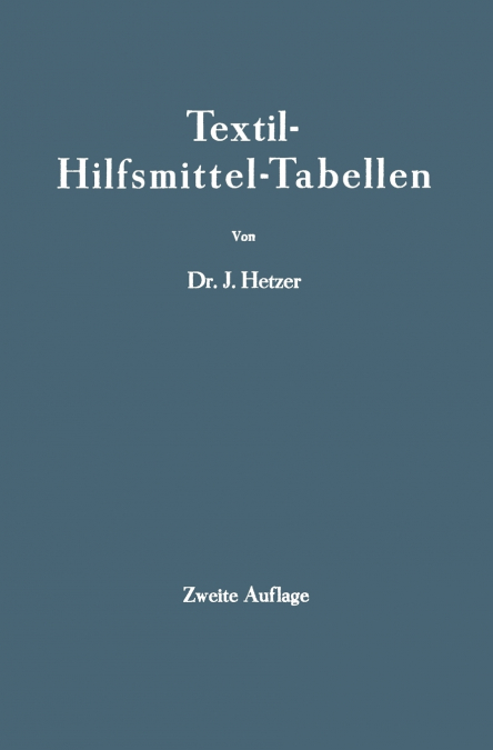 Textil-Hilfsmittel-Tabellen