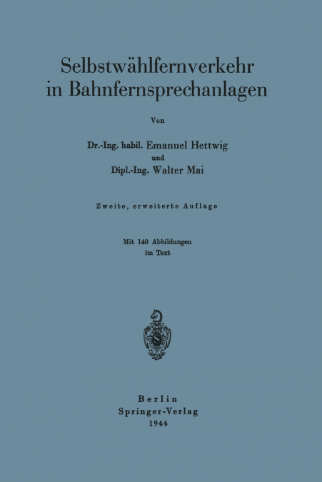 Selbstwählfernverkehr in Bahnfernsprechanlagen