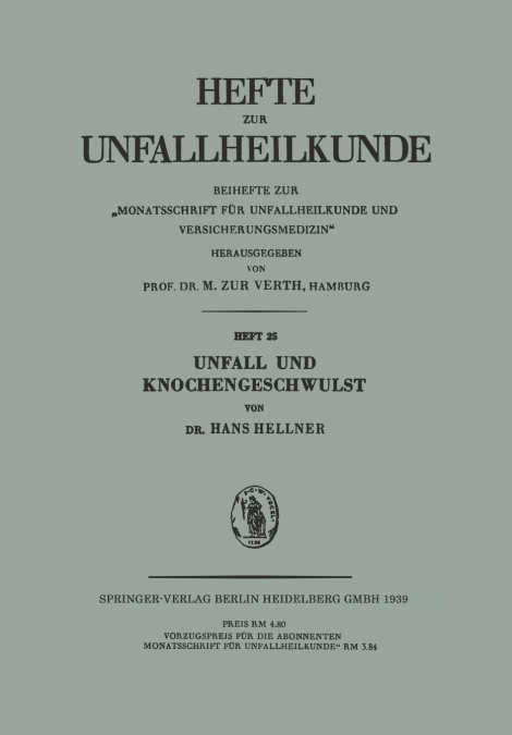 Unfall und Knochengeschwulst