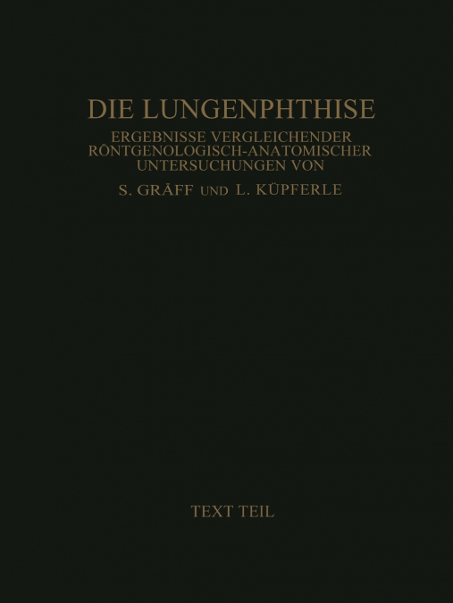 Die Lungenphthise