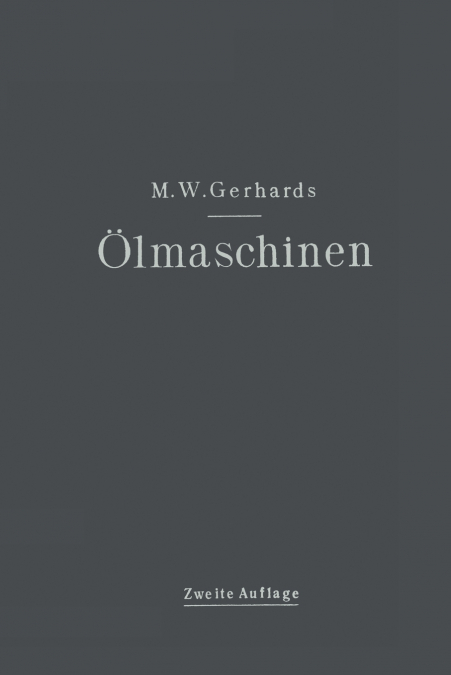Ölmaschinen