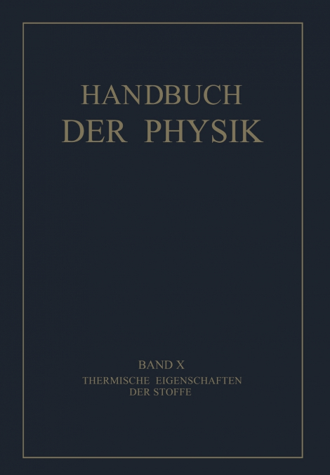 Thermische Eigenschaften der Stoffe