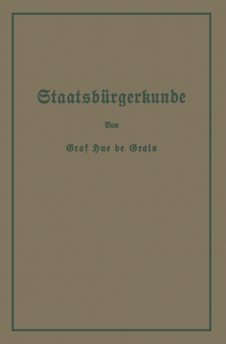 Staatsburgerkunde