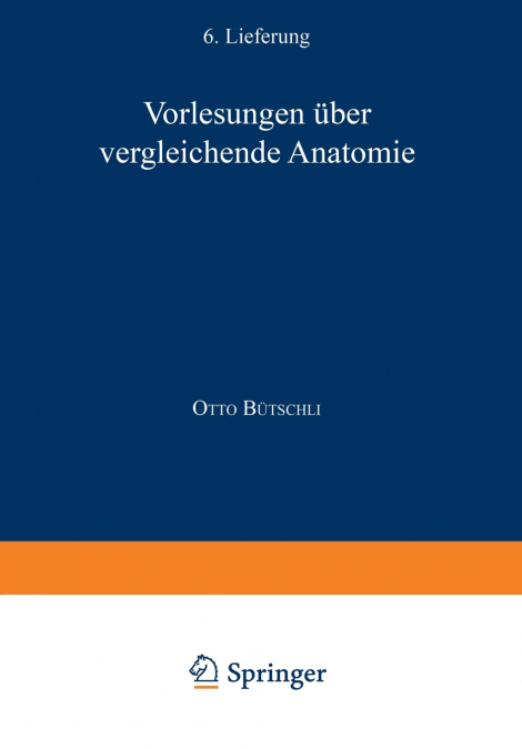 Vorlesungen Uber Vergleichende Anatomie