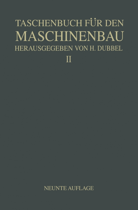 Taschenbuch Fur Den Maschinenbau