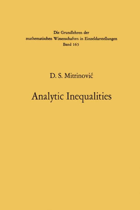 Analytic Inequalities