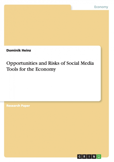 Opportunities and Risks of Social Media Tools for the Economy