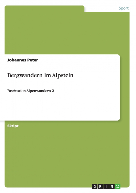 Bergwandern im Alpstein