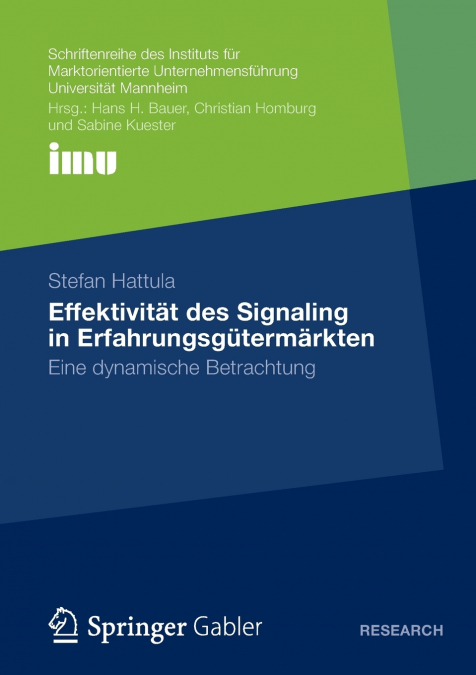 Effektivität des Signaling in Erfahrungsgütermärkten