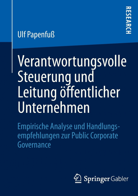 Verantwortungsvolle Steuerung und Leitung öffentlicher Unternehmen