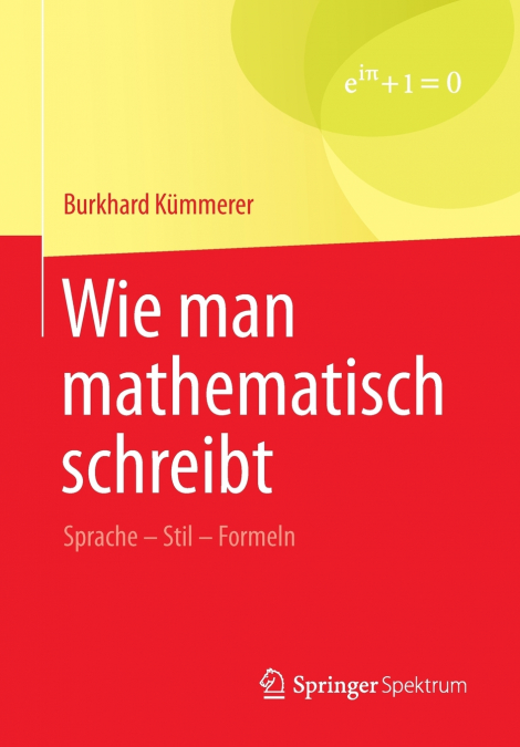 Wie man mathematisch schreibt