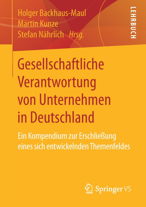 Gesellschaftliche Verantwortung von Unternehmen in Deutschland