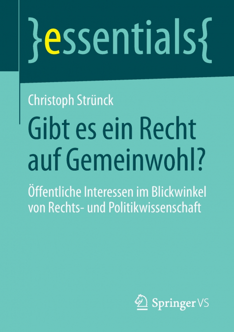 Gibt es ein Recht auf Gemeinwohl?