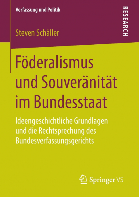 Föderalismus und Souveränität im Bundesstaat
