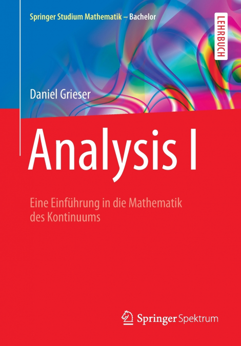 Analysis I