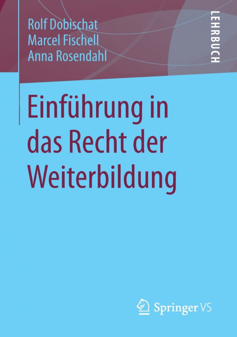 Einführung in das Recht der Weiterbildung