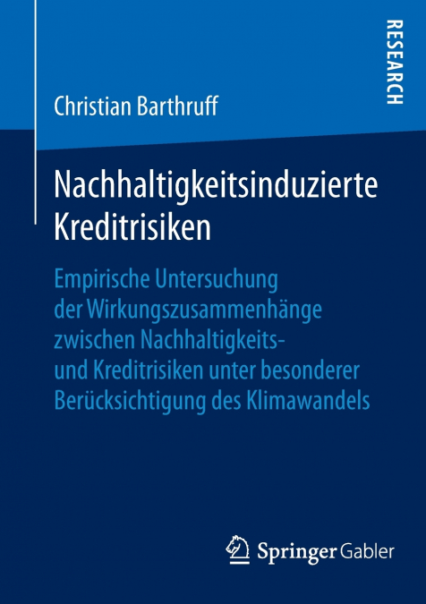 Nachhaltigkeitsinduzierte Kreditrisiken