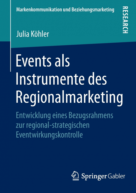 Events als Instrumente des Regionalmarketing