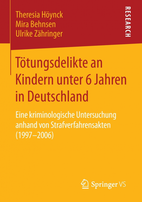 Tötungsdelikte an Kindern unter 6 Jahren in Deutschland