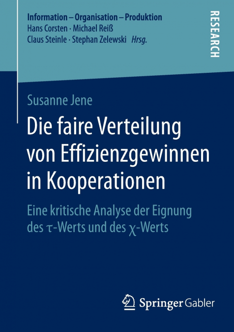Die faire Verteilung von Effizienzgewinnen in Kooperationen