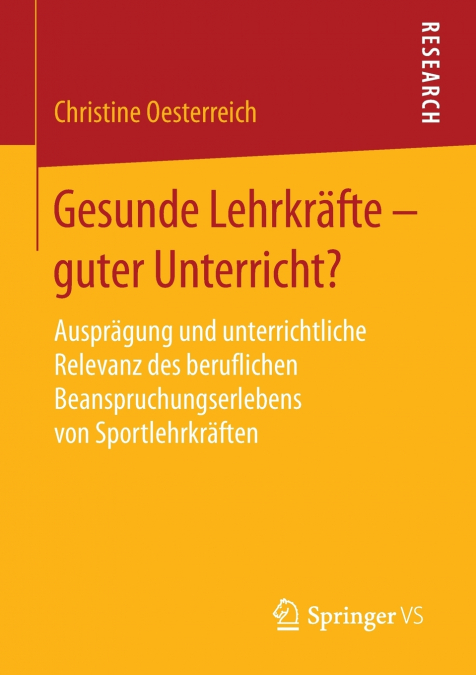 Gesunde Lehrkräfte - guter Unterricht?