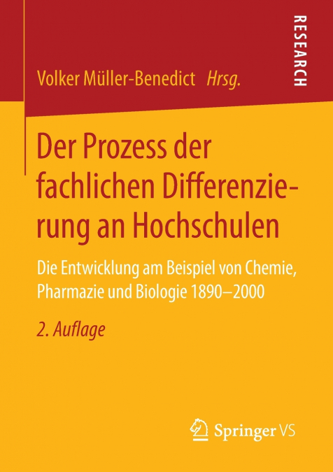 Der Prozess der fachlichen Differenzierung an Hochschulen